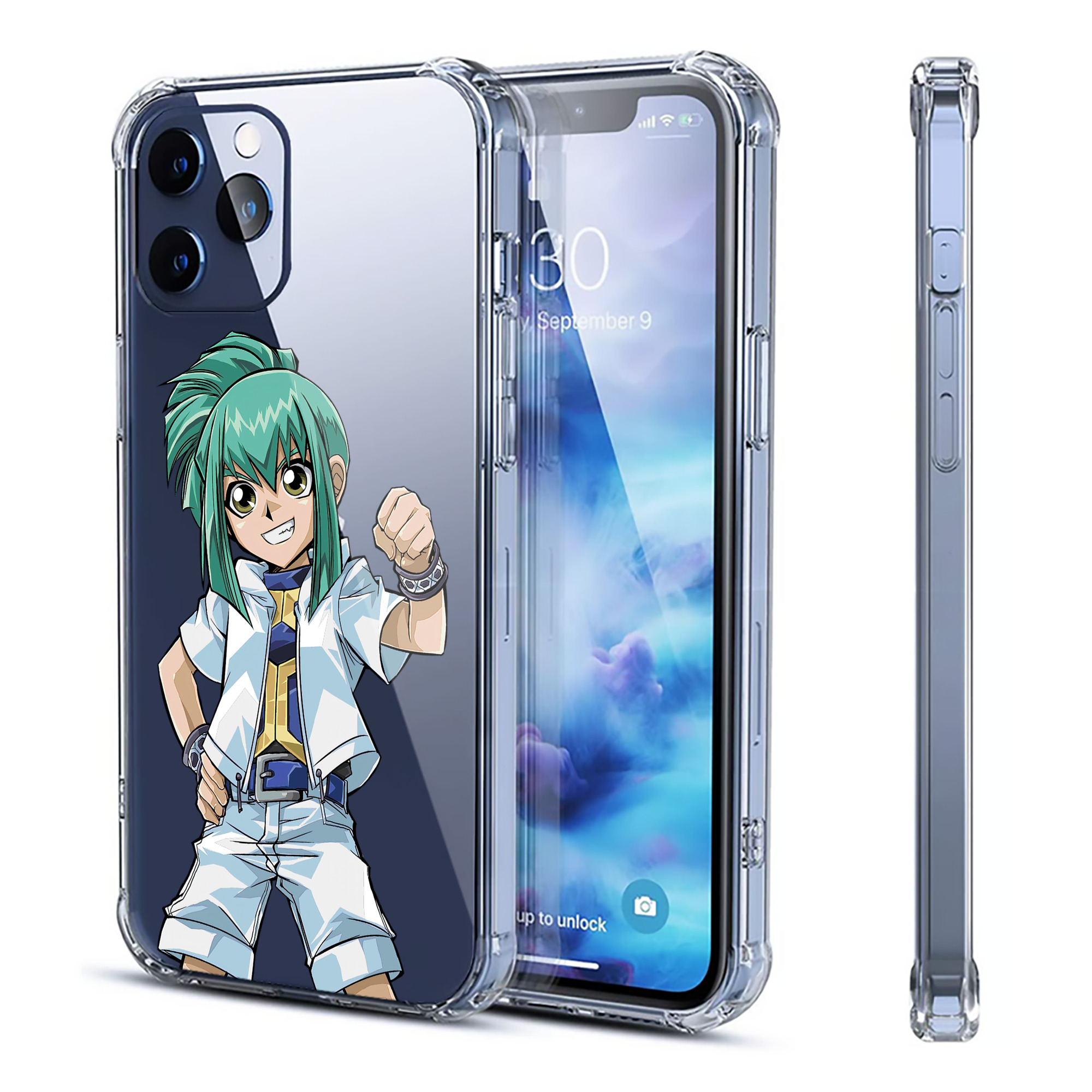 （画像用） 遊☆戯☆王 Yu-Gi-Oh! 【iPhone 12シリーズ対応】透明スマホケース（クリアソフトケース）